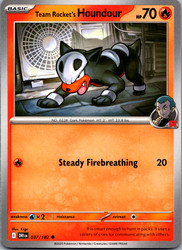 Team Rocket's Houndour 037/182 Destined Rivals Common