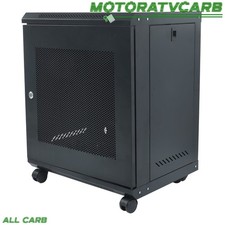 All-carb 1 12u Server Rack Enclosure Maximum Depth 15.5 Wall Mount Iron Mesh