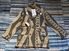 USED KAPITAL GEOMETRIC WOOL-BLEND LONG COAT UNUSED