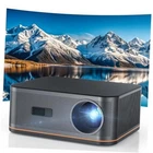 2000 ANSI 4K Decoding Projector with WiFi and Bluetooth,  Movie Home BLACK