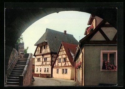 Ansichtskarte Wolframs-Eschenbach /Mfr., Blick auf das Pfrüdehaus 