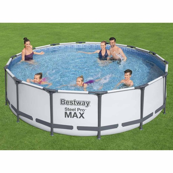 Steel Pro Max Swimmingpool Set Pool Schwimmbecken Schwimmbad Kinderpool Bestway-image
