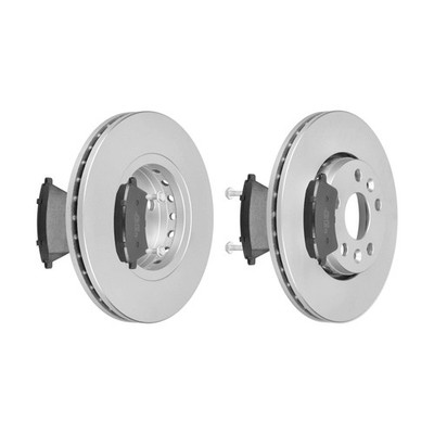 F.BECKER BREMSSCHEIBEN Ø280MM + BREMSBELÄGE VORNE FÜR RENAULT KANGOO BE BOP / 
