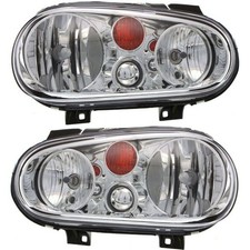 2PCS Clear Lens Headlight Bulb for VW Golf GTI GL GLS 02-05 Left Right Side