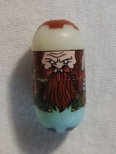 VINTAGE 2003 MIGHTY BEANZ SERIES 2 NUMBER 124 DWARF LORD GLOW IN THE DARK BEAN
