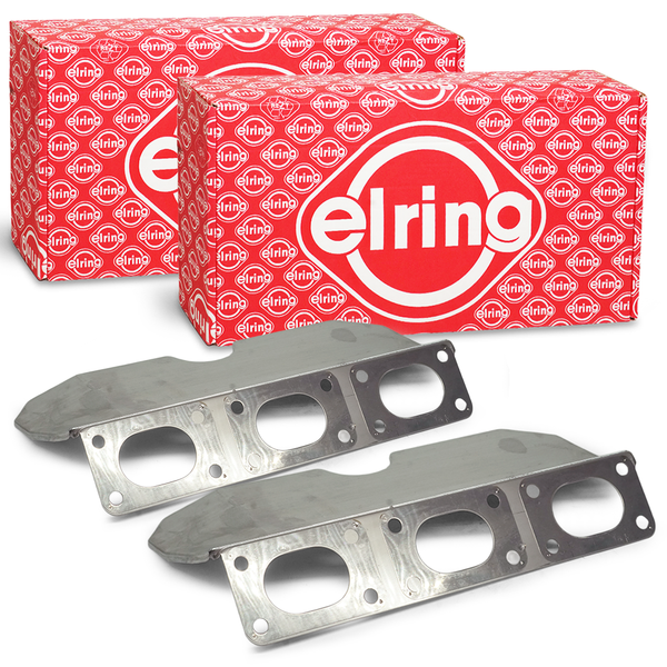 2X Elring AbgaskrÜMmer Dichtung Bmw 3ER E46 5ER E39 E60 7ER X3 E83 Z3 E36 Z4 E85-image