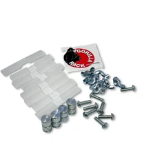 Gorilla Rack Products Shelving Hardware Kit - Clips, Bolts, Nuts, Spacers NEW