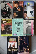 Lot of 8 Vintage 90s Rap Hip/Hop R B Funk Kool Heavy D Gill Etc Cassette Singles