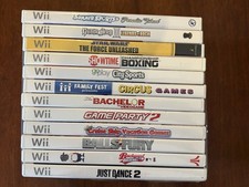 Nintendo Wii Video Game Bundle Lot of 12 Games with Manuals Tested