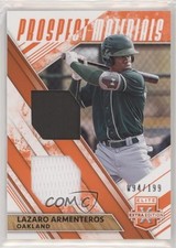 2019 Elite Extra Edition Dual Prospect Materials Orange Lazaro Armenteros 6q5