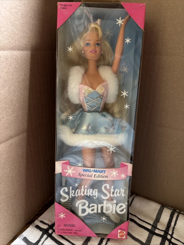 Mattel Barbie Skating Star WalMart Special Edition Fashion Doll 1995 NIB