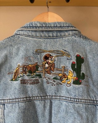 Rare Vintage The Disney Store Euro Disney Mickey Mouse Kinder Jacke 10 Jahre