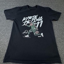 Boston Celtics Shirt Mens Small Black NBA Basketball Kyrie Irving 11 Tee Graphic