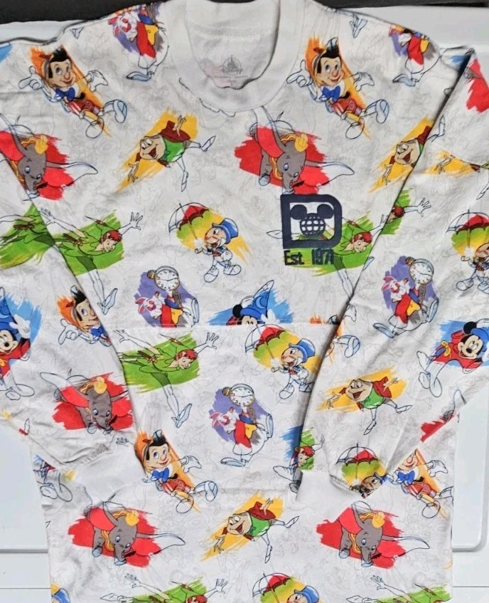 Camiseta de los Parques Disney Ink & Paint Spirit Adultos Talla Pequeña Walt Disney World Foto 2 de 4