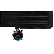 Image of Lian Li HYDROSHIFT II LCD-C 360 Fanless ARGB AIO Water Cooler - Black - B-Grade