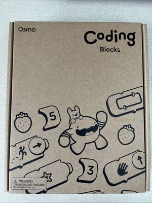 Osmo Coding Blocks w/ Storage Ages 3+ Requires Compatible Device Unopened Box