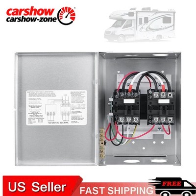 PD52 50 AMP Automatic Transfer Switch for RV, Speedboats 120/240 VAC, 50 Amp