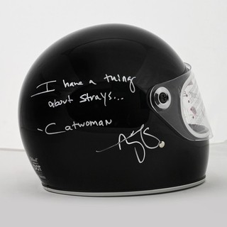 Zoe Kravitz Autographed Catwoman Selina Kyle Authentic Movie Helmet with Insc