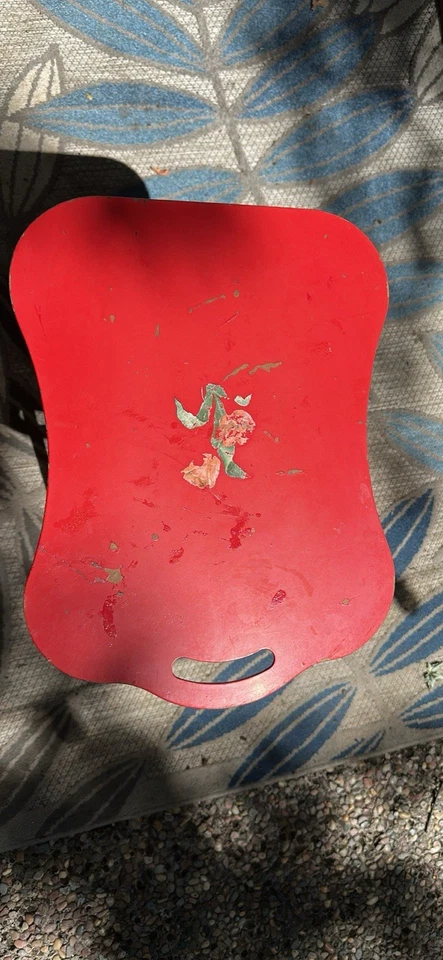 Mesa de madera plegable vintage Foto 2 de 4