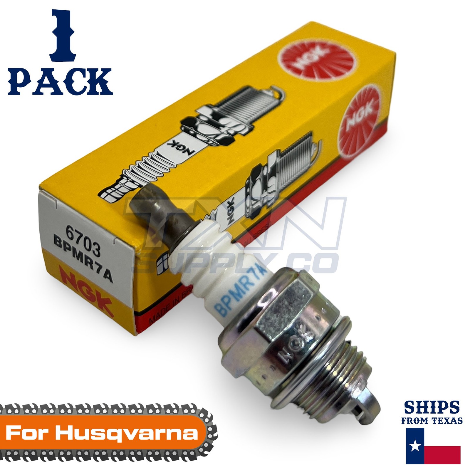 1 Pack NGK Spark Plug - For 141 Husqvarna Chainsaw