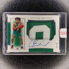 CARSEN EDWARDS /75 RC Rookie Patch Auto RPA 2019-20 National Treasures SEALED