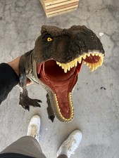 Jurassic World Dominion THRASH 'N DEVOUR TYRANNOSAURUS REX Mattel T-REX (Tested)