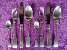 Robbe & Berking Spaten 800er Silber, Halbmond, Krone, punziert, 8-teilig