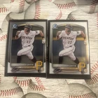 2025 Bowman - Chrome Prospects Konnor Griffin BCP-86 (2) Card Lot/Free Shipping