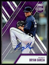 2017 Panini Elite Extra Edition Autographs Aspirations Purple Bryan Garcia Auto