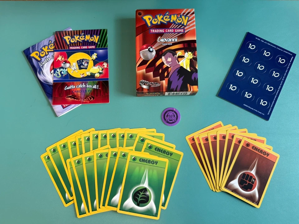 Giovanni Theme Deck - complete set vintage WOTC Pokémon Card TCG - Image 3 of 4