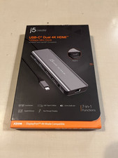 j5 Create USB-C Dual 4K HDMI 10Gbps Mini Dock NEW/SEALED Dual Monitor JCD398