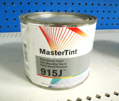 (1) PINT 915J Cromax ChromaBase MasterTint BLUE GREEN PEARL Axalta CX PT Tint