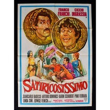 manifesto SATIRICOSISSIMO franco franchi ciccio ingrassia edwige fenech A290