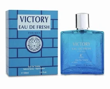 Victory Eau De Fresh Men's Cologne 3.4 Oz EDP Spray - Inspired by Versace