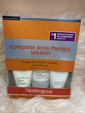 Neutrogena Complete Acne Therapy Solution. Set Trio.Discontinued.Exp 2016.Sealed