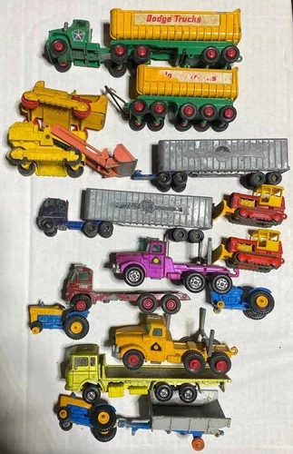 Matchbox Lesney 13 Majors and Kings for parts or restoration