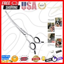 Dog Scissors for Grooming, Curved Dog Grooming Scissors with Safety Round Tip...