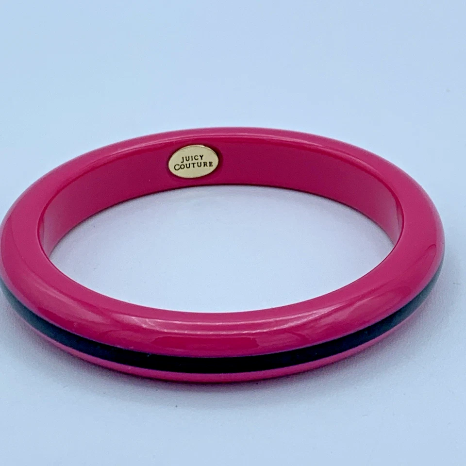 Brazalete Brazalete Juicy Couture 7,75 pulgadas Rosa y Negro B6-07 Foto 2 de 4