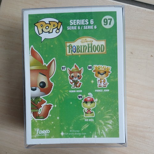Disney Robin Hood #97 Funko Pop Vinyl with protection box. - Picture 3 of 3