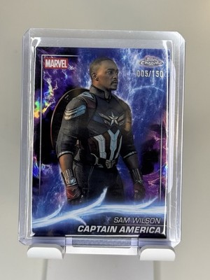 2025 Topps Marvel Studios Captain America Sam Wilson /150 Anthony Mackie