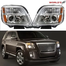 Fit For GMC Terrain SL/SLT/SLE 2010-2015 Halogen Headlight Assembly Left&Right