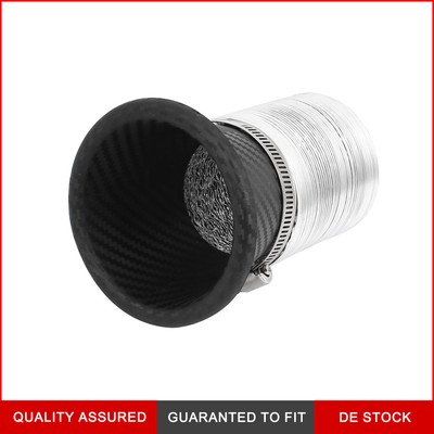Auto Racing Ansaugrohr rund Typ Carbon Fiber Muster Lufttrichter