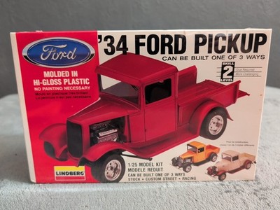LINDBERG FORD '34 Pick Up High Gloss model kit NEW/Factory SEALED Box AA