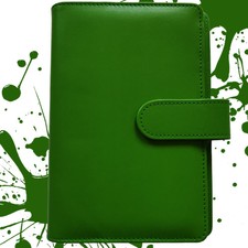 Personal Size / DIN A6 Ringbuch | Ringbinder Grün | 6-Ring-Mechanik
