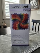 Wonderart Shaggy Latch Hook Kit 12 X 12"