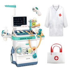 Jovow Doctor Kit for Kids, Pretend Medical Station Set for Boys  Girls, 28Pcs P