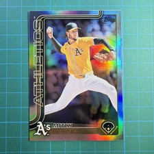 2025 Topps Update #US20 Mitch Spence Rainbow Foil Athletics NM