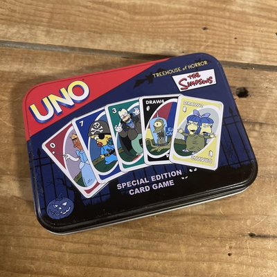 #ad UNO The Simpsons Treehouse of Horror 2005 Cards Instructions And Tin $59.80
