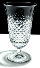 1 WATERFORD CRYSTAL ALANA STEMMED ICED TEA GLASS 6 3/8" - MADE IN IRELAND