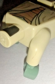 LEGO Star Wars Clone Wars Yoda Minifigure Pieces - NO HEAD -  sw0446